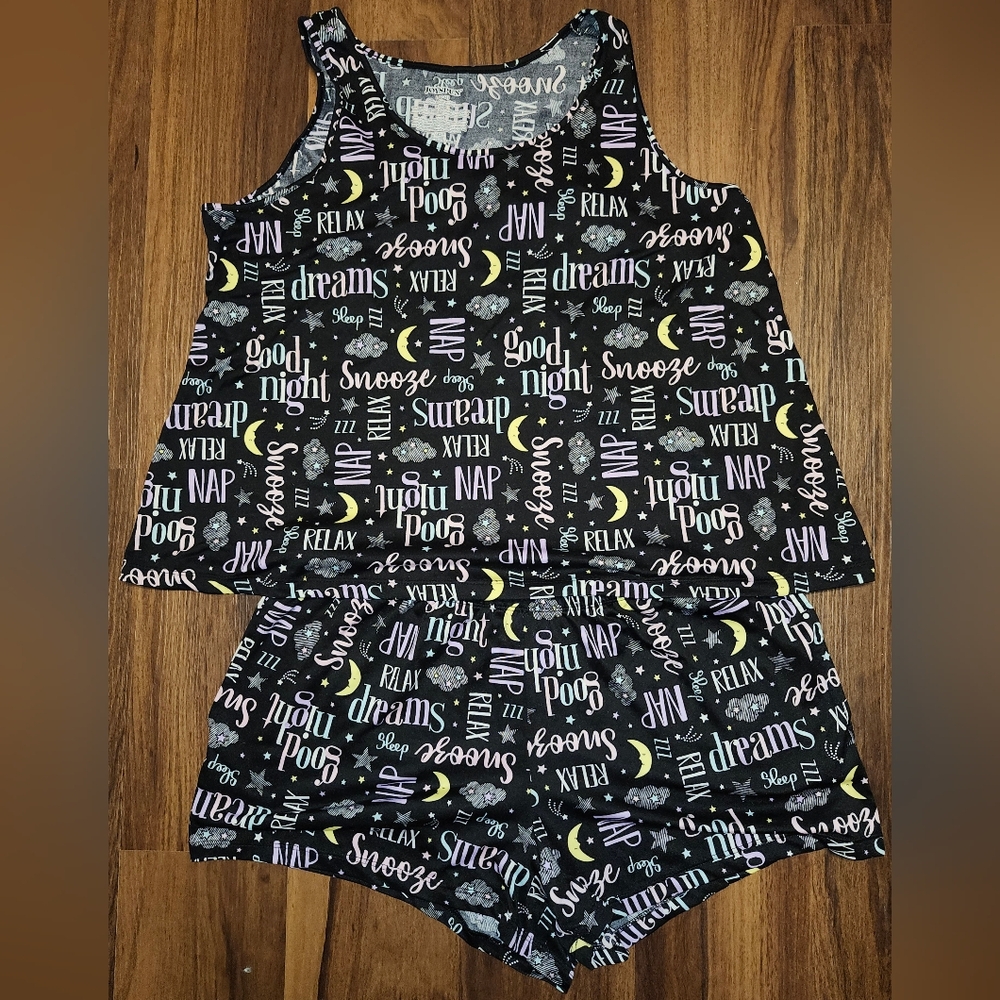 NWOT Womens Sz L Joyspun Two Pc Short & Tank Set in Perfect Condition
